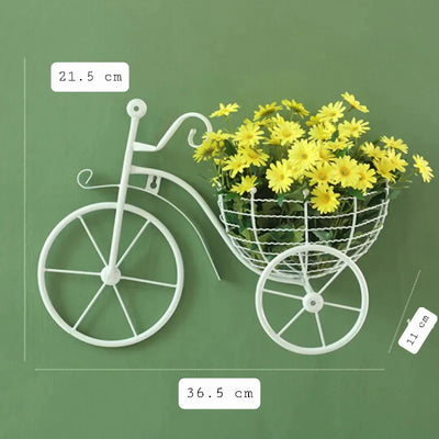Bicycle Design Wall Basket For Home Decoration - My Store