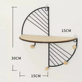 Metal Wall Mounted Creative Storage Shelf - My Store