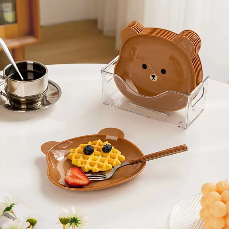 Bear Snack Plates - 8pcs Set - My Store