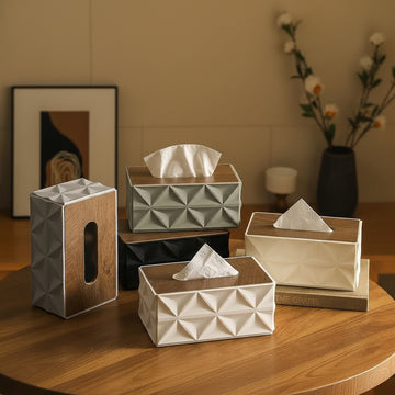 Modern Geometric Tissue Box