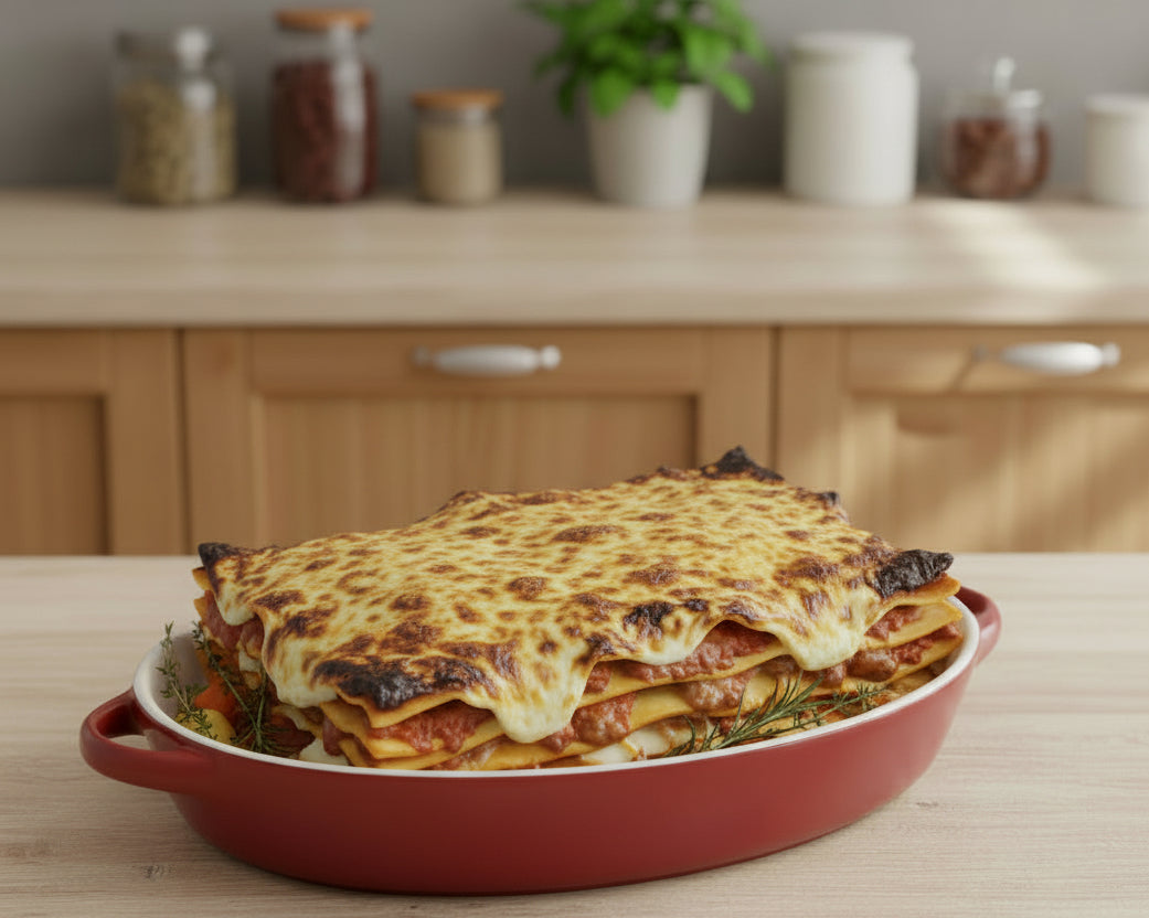 Danny Home "Oven Fresh" Premium Ceramic Oval Bakeware Dish (9-Inch) - Coolgadget.pk