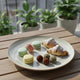 Danny Home Swirl Pattern Ceramic Flat Dinner Plate – 10.5 Inch - Coolgadget.pk