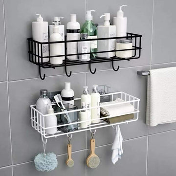 Iron Wall Mounted Shelf With Hook - My Store