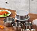 Stainless Steel 5pcs Bowl Set - My Store