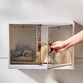 Wall Mounted Cabinet Storage Organizer With Hooks - My Store