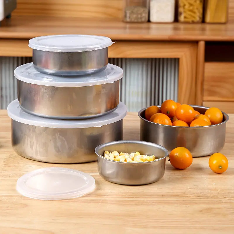 Stainless Steel 5pcs Bowl Set - My Store