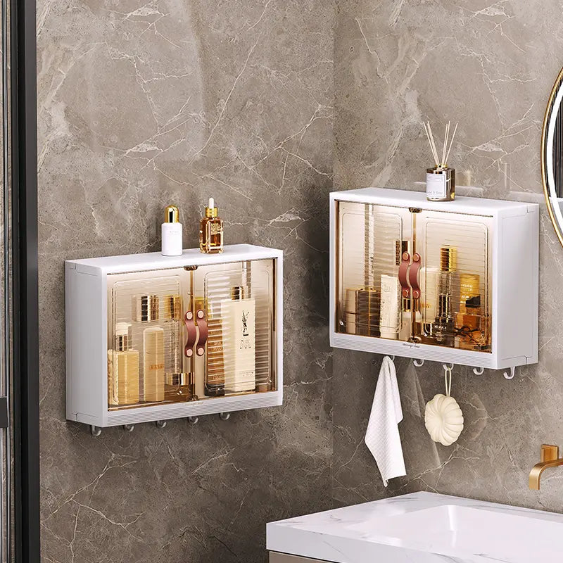 Wall Mounted Cabinet Storage Organizer With Hooks - My Store