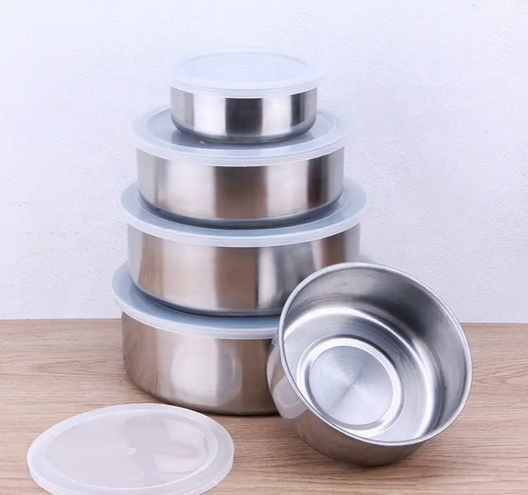 Stainless Steel 5pcs Bowl Set - My Store