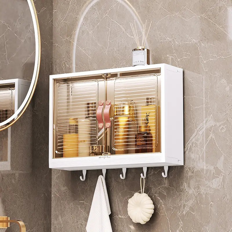 Wall Mounted Cabinet Storage Organizer With Hooks - My Store