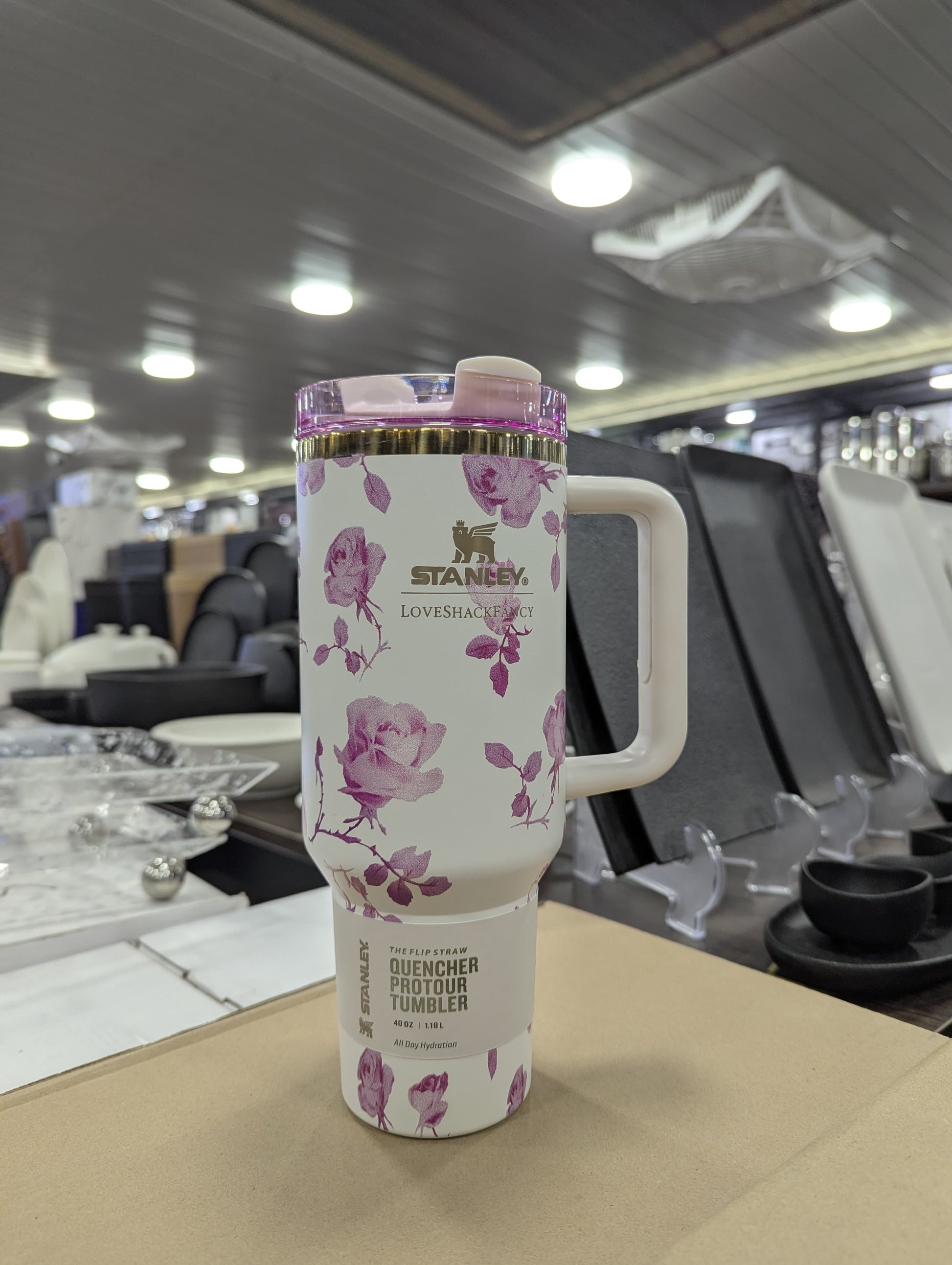 Stanley x LoveShackFancy Quencher H2.0 FlowState™ Tumbler – 40oz (Limited Edition) - Coolgadget.pk