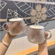 Glass Cartoon Cute Bear Cup with Cover and Spoon