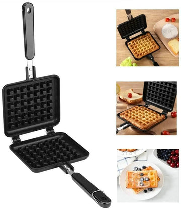 Non-Stick Waffle Maker Pan - Non-Stick Waffles Making Mold Sandwich Toaster