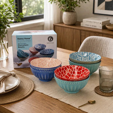 Danny Home Multicolour Sweet Bowl 6Pcs