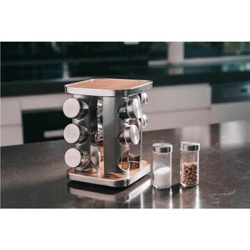 Clevinger 12-Piece Rotary Spice Rack