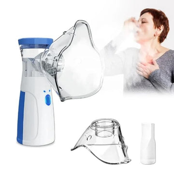 Portable Nebulizer, Mini Nebulizer Machine for Adults and Kids with Self-Cleaning Mode
