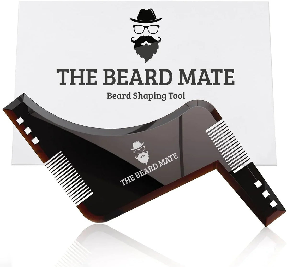 Double Side Beard Shaping Beard Shaper PLUS Comb For Line Up and Men Bread Comb