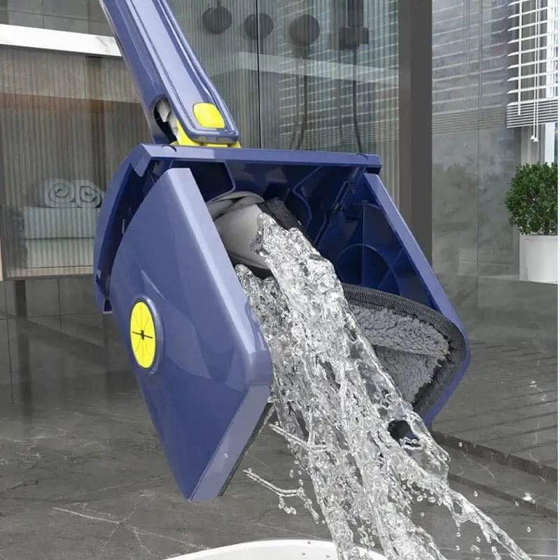 Rectangular Extendable Mop, Multifunctional Imitation Hand Twisting Mop, Microfiber Flat Mop, 360° Rotatable Clean Floor Mop