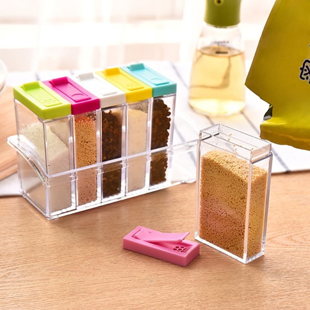 6 PCs Jar Spice Rack