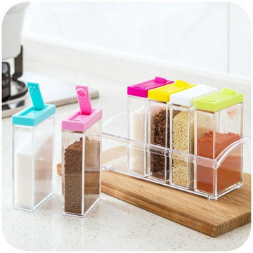 6 PCs Jar Spice Rack