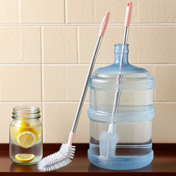 19 Liter Water Bottle Cleaning Brush - Nylon with Long Handle Stick