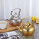 Luxury Golden Dot Stainless Steel Tea Kettle