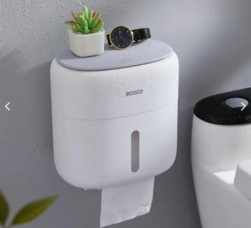 Ecoco Double-Layer Wall-Mounted Tissue & Storage Box