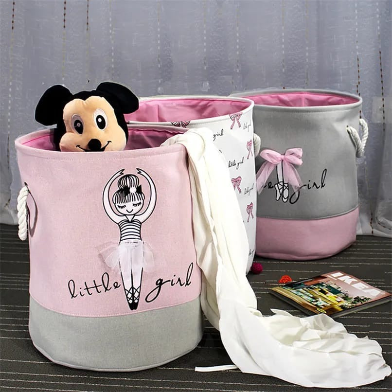 Ballerina Themed Collapsible Storage Bin