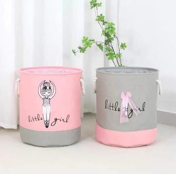 Ballerina Themed Collapsible Storage Bin