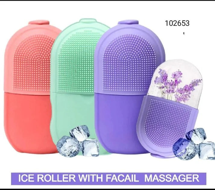 Facial Beauty - Silicon Ice Cube Face Roller