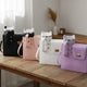 Tumbler Leather Bag with Compartment & Cup Holder