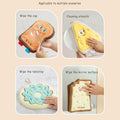 2 Pc Cute Cartoon Character Hanging Towel - My Store