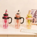 Ice Cream Cup with Straw - My Store
