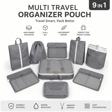 9-in-1 Travel Packing Cube Organizer Set - My Store