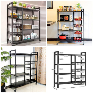 Four-layer Kitchen Basket Storage Rack - My Store