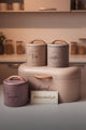 4-Piece Nordic Minimalist Kitchen Storage Set | Bread Box & Canister Trio - My Store