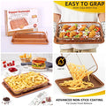 Copper Rectangle Crispy Tray – 2-Piece Set - My Store