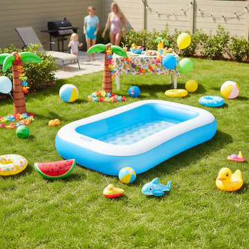 INTEX Wet Set Collection Inflatable Rectangular Family Pool (1.66m x 1.00m x 25cm)