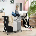 3-Compartment Foldable Laundry Organizer – X-Frame Design - My Store