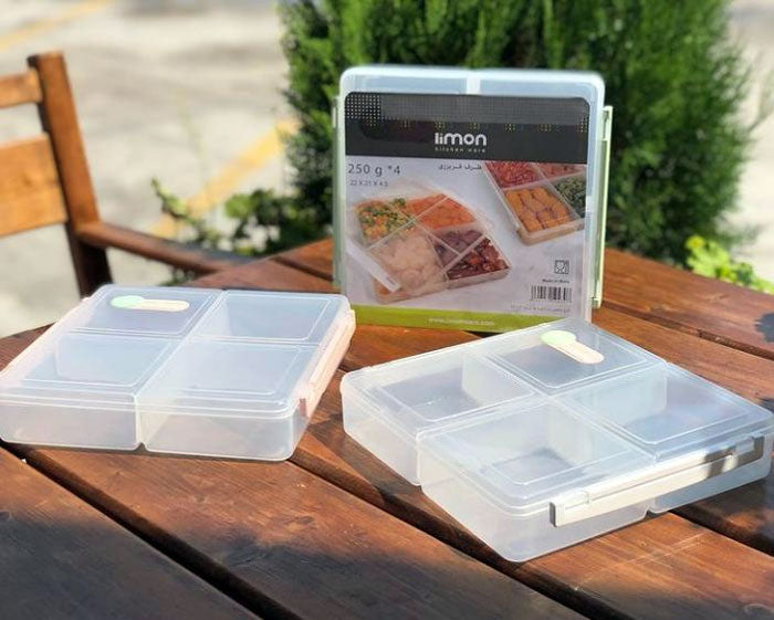 Limon 4 Section Tray 250 Gram x 4 Partition - My Store