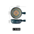 6” Ceramic Handle Bowl – Premium Printed Design - My Store