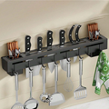 Multifunctional Wall-Mounted Kitchen Utensil Rack (7-in-1) - My Store