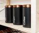 3pcs Canister Set Tea Coffee Sugar Storage  Kitchen Food Canister Jar - My Store