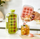 Press-Type Ice Cube Maker Bottle with Straw - My Store