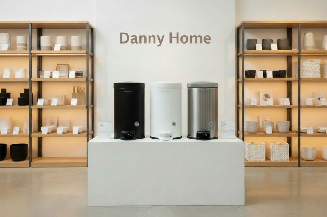Danny Home Trash Can – 12 Liters (Soft Close Pedal Bin) - My Store