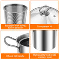 Stainless Steel Induction Pasta Pot with Steamer Insert & Lid – 3.5L - My Store