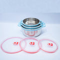 3-Piece Stainless Steel Mixing & Storage Bowl Set with Airtight Lids - My Store