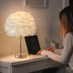 Feather Table Lamp – Elegant & Luxurious Ambient Lighting