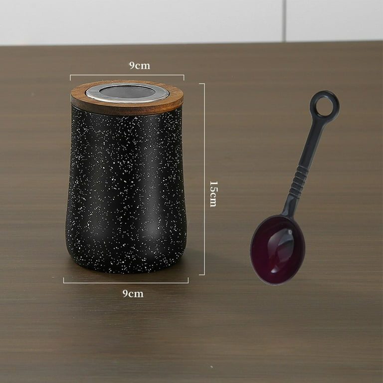 1000ml Metal Coffee Storage Canister with Spoon - My Store
