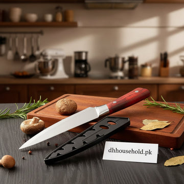 Stainless Steel Chef Knife with Protective Cover