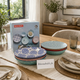 Danny Home 8" Ceramic Deep Plate Set – Mix & Match (Set of 6) - My Store